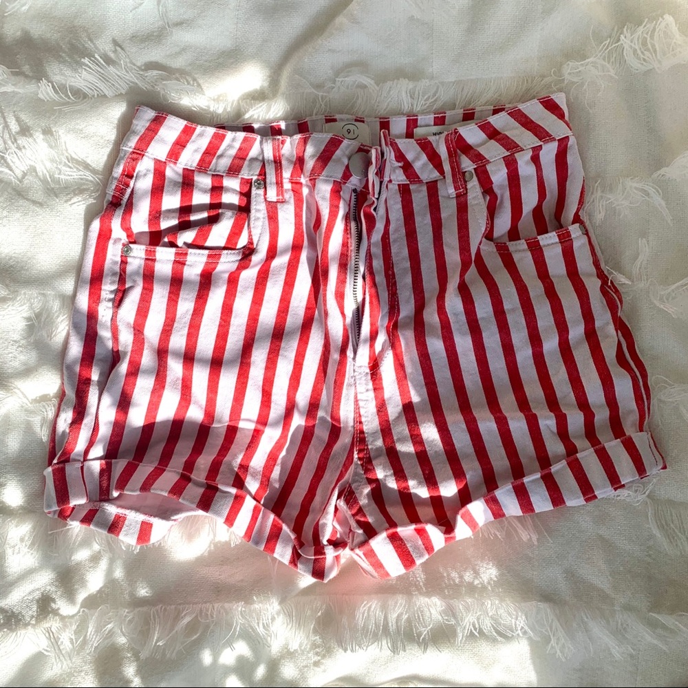 High waisted shorts